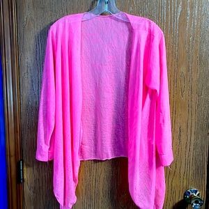 Hot pink (fluorescent) light weight and airy